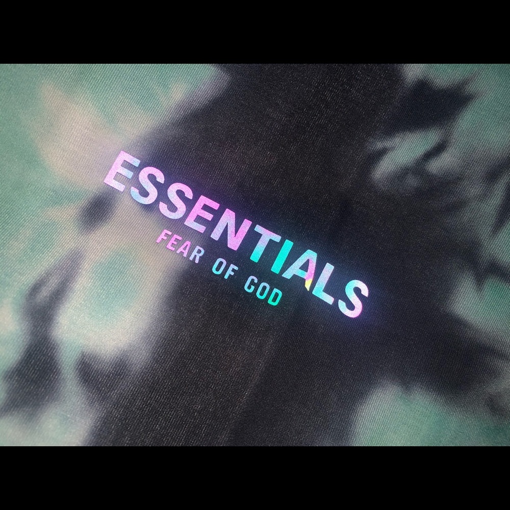 Essentials Fear Of God Tye Dye T Shirt